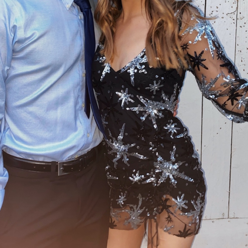 For Love and Lemons Stardust Mini Dress